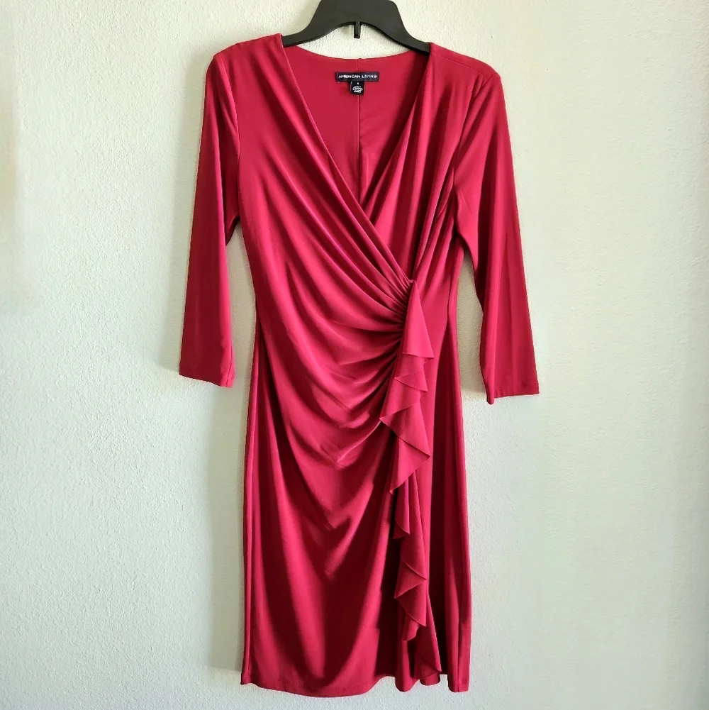 American Living By Ralph Lauren Ruffle Dress - Picture 6 of 7
